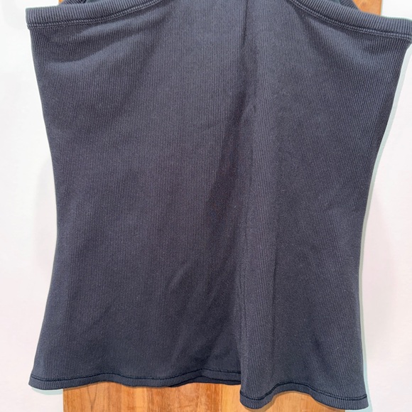ALO Yoga Ribbed Support Tank in Black - Picture 9 of 10